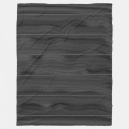 Couverture Polaire Papillon noir et gris charbon