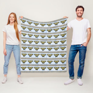 Couverture Polaire Papillon Swallowtail Jaune Sud-Ouest Moyen
