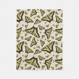 Couverture Polaire Papillons à queue jaune du sud-ouest partout