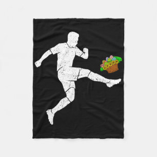 Couverture Polaire Pâques Football Croquis Oeufs Sport Garçons Filles