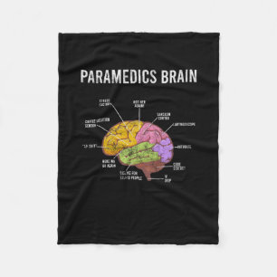 Couverture Polaire Paramedics Cerveau Médicale EMT EMS First Aider Me