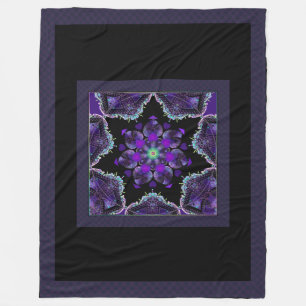Couverture Polaire Parapluie violet & coeurs .7