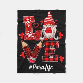 Couverture Polaire Paraprofessional Para Squad Love Gnome Happy Valen