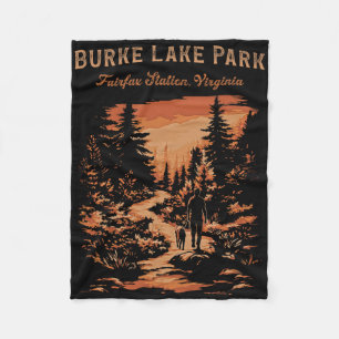 Couverture Polaire Parc Burke Lake Fairfax Station Virginie Randonnée