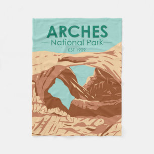 Couverture Polaire Parc national des Arches Double Arche