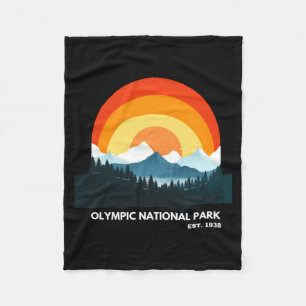 Couverture Polaire Parc national Olympique Établi en 1938 Wa État T S