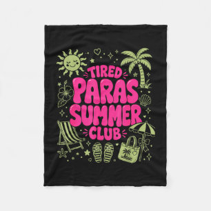 Couverture Polaire Parents drôles fatigués club d'été vacances chaos