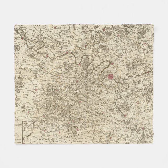 Couverture Polaire Paris France (Devant (Horizontal))