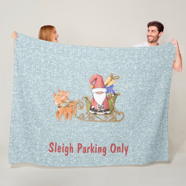 Couverture Polaire Parking De Soupirs Uniquement Personnalisable (En situation)