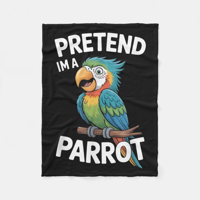 Couverture Polaire Parrot Costume  (Devant)