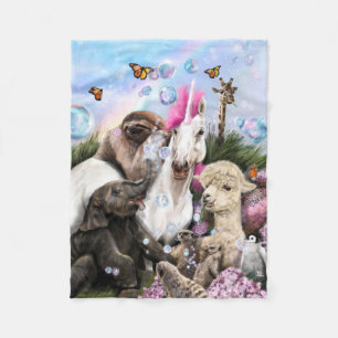 Couverture Polaire Parti Unicorn