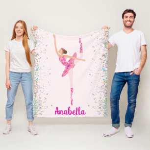 Couverture Polaire Parties scintillant Ballerina Confetti Conception 