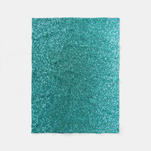 Couverture Polaire Parties scintillant bleue aux oeufs de Robin