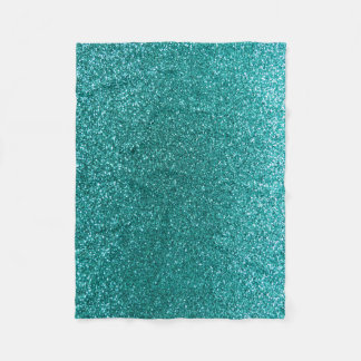 Couverture Polaire Parties scintillant bleue aux oeufs de Robin