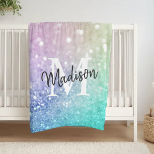 Couverture Polaire Parties scintillant Bokeh Glamour Élégant