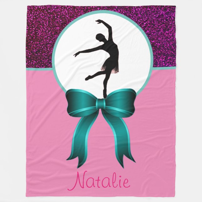 Couverture Polaire Parties scintillant de danse de ballet et couvertu (Devant)