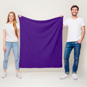 Couverture Polaire Parties scintillant violet look polaire - Personna