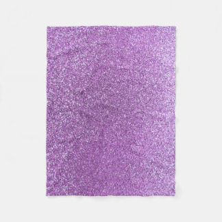 Couverture Polaire Parties scintillant violette claire