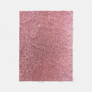 Couverture Polaire Parties scintillantes de rose en pastel