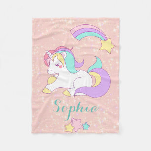 Couverture Polaire Parties scintillantes magiques personnalisées par