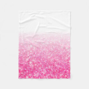Couverture Polaire Parties scintillantes roses scintillantes Ombre de