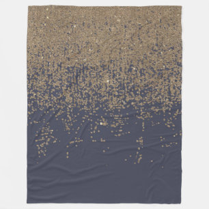 Couverture Polaire Parties scintillantes scintillantes Ombre d'or de
