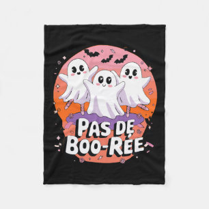Couverture Polaire Pas De Boo-rée Ghost Ballet Danse Professeur Funny