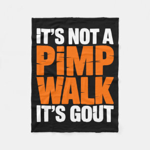 Couverture Polaire Pas une promenade Goutte Drôle Vieil Homme Humour