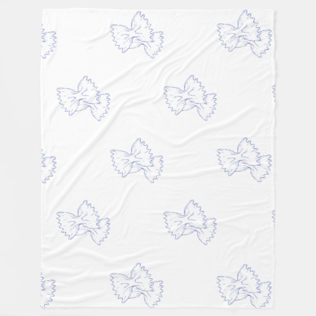 Couverture polaire - Pasta Lover - Farfalle (Devant)
