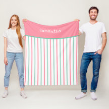 Pastel Saumon Rose Turquoise Vert Grandes Nom