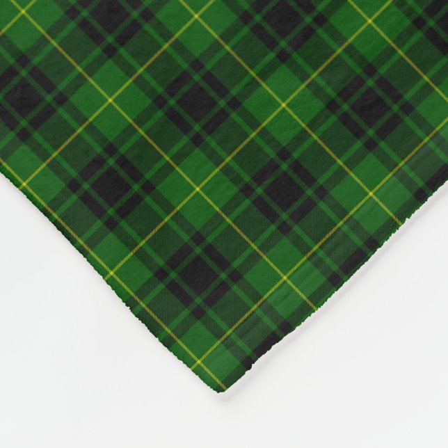 Couverture Polaire Pâte verte de tartan MacArthur (Coin)