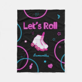 Couverture Polaire Patinage à rouleaux Neon Llow Roll Girl