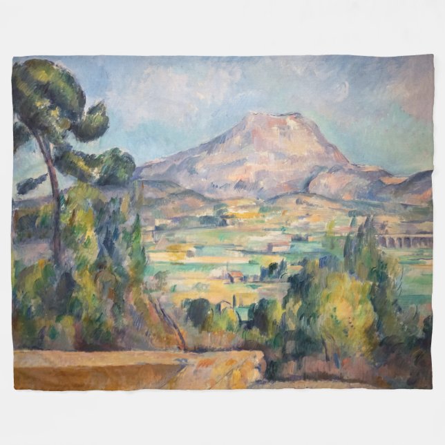 Couverture Polaire Paul Cezanne - Mont Sainte-Victoire (Devant (Horizontal))