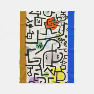 Couverture Polaire Paul Klee Rich Harbour Expressionnisme Abstrait