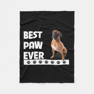 Couverture Polaire Paw Ever Boxer Bulldog Papa Fêtes des pères Amoure