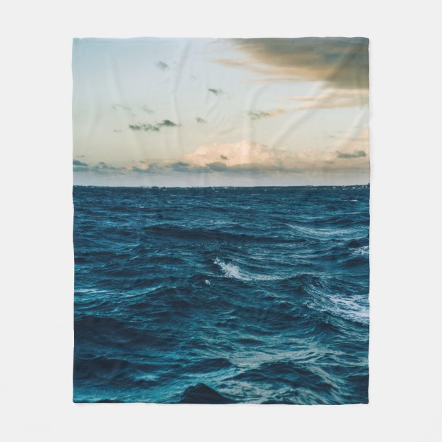Couverture Polaire Paysage de la mer (Devant)