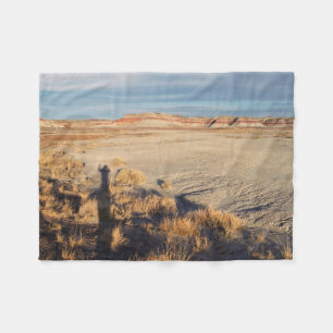 Couverture Polaire Paysage du désert avec photo de l'ombre