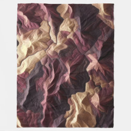 Couverture Polaire Paysage topographique Abstrait de Bourgogne