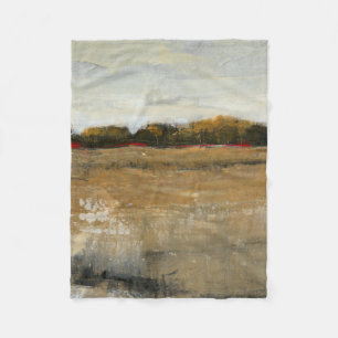 Couverture Polaire Paysage vert luxuriant de campagne