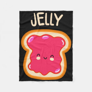 Couverture Polaire Peanut Butter And Jelly Twin Best Friend Matching 