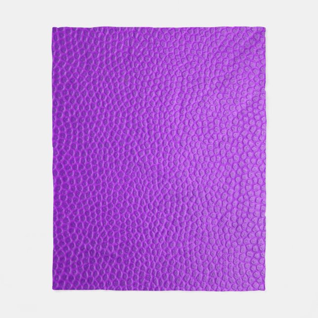 Couverture Polaire Peau de peau pourpre texture peau (Devant)