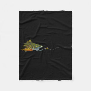 Couverture Polaire Pêche à la mouche truite brune mouche sèche nouage