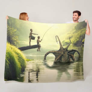 COUVERTURE POLAIRE PÊCHE POUR ENFANTS POUR MONSTER