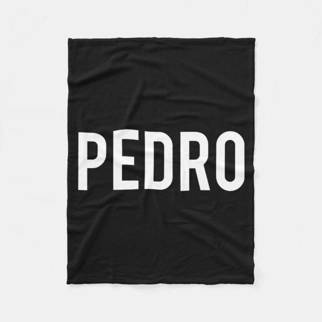 Couverture Polaire Pedro - Cool New Funny Name Fan Gift Tee  (Devant)