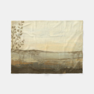 Couverture Polaire Peinture à l'huile moderne de paysage de coucher