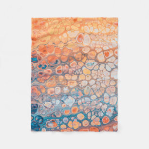 Couverture Polaire Peinture acrylique
