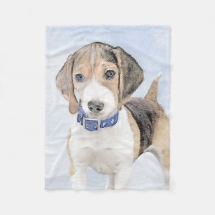 Couverture Polaire Peinture beagle - Cute Original Chien Art