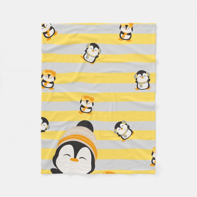 Couverture Polaire penguin falls (Devant)