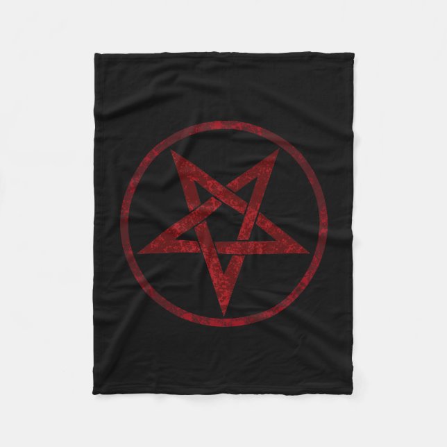 Couverture Polaire Pentagram Red Devil (Devant)