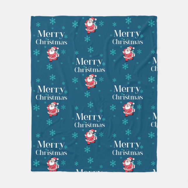 Couverture Polaire Père Noël (Devant)